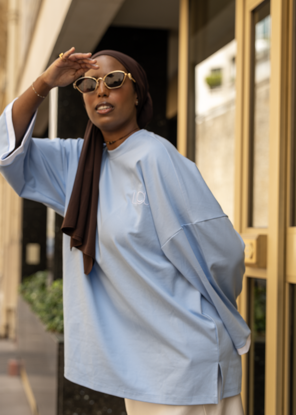 T-Shirt Loun - Bleu Ciel